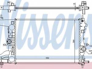 Радиатор охлаждения NISSENS 630727 на OPEL ASTRA J Sports Tourer