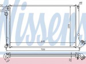 Радіатор охолоджування NISSENS 63731 на PEUGEOT 406 седан (8B)