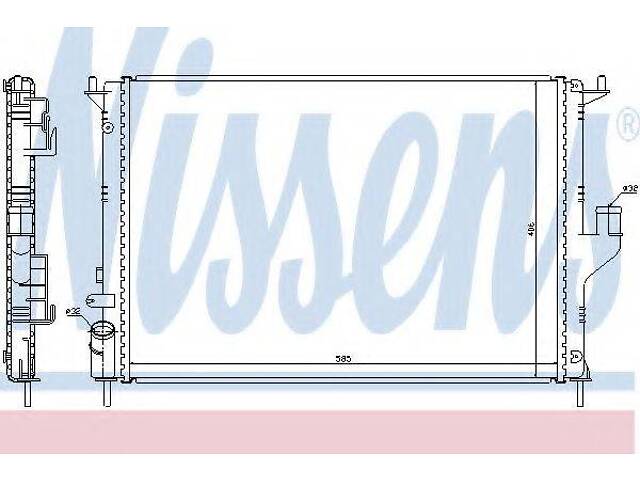 Радиатор охлаждения NISSENS 637612 на DACIA LOGAN пикап (US_)
