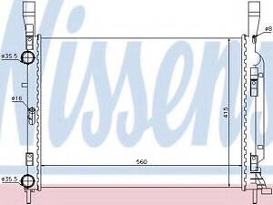 Радиатор охлаждения NISSENS 637628 на RENAULT KANGOO BE BOP (KW0/1_)