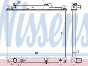 Радіатор охолоджування NISSENS 64159 на SUZUKI SIDEKICK (ET, TA)