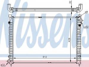 Радиатор охлаждения NISSENS 64301A на LAND ROVER FREELANDER (LN)