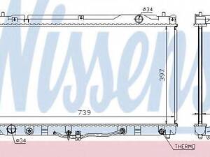 Радиатор охлаждения NISSENS 64633 на TOYOTA CAMRY седан (MCV3_, ACV3_, _XV3_)