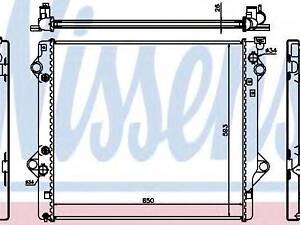 Радиатор охлаждения NISSENS 64684 на TOYOTA FJ CRUISER (GSJ1_)