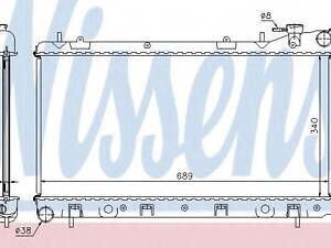 Радиатор охлаждения NISSENS 67704A на SUBARU IMPREZA седан (GC)