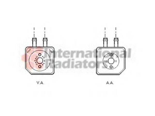 Радіатор оливи VAN WEZEL 58003086 на VW SHARAN (7M8, 7M9, 7M6)