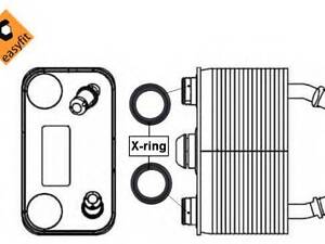 радіатор оливний NRF 31076 на BMW X5 (E53)