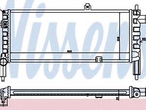 Радіатор OP CORSA A(82-)1.2(+)[OE 1300 016] NISSENS 63287 на OPEL CORSA A TR (91_, 92_, 96_, 97_)