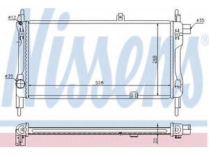 Радіатор OP KADETT E(84-)1.2(+)[OE 1302 026] NISSENS 632381 на OPEL KADETT E Наклонная задняя часть (33_, 34_, 43_, 44_)