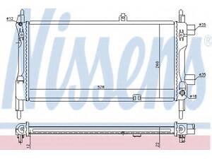 Радіатор OP KADETT E(84-)1.2(+)[OE 1302 049] NISSENS 632391 на OPEL KADETT E Наклонная задняя часть (33_, 34_, 43_, 44_)