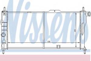 Радиатор OP KADETT E(84-)1.6 D(+)[OE 1300 126] NISSENS 632731 на OPEL KADETT E Наклонная задняя часть (33_, 34_, 43_, 44