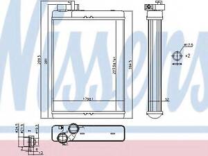 Радіатор опалення NISSENS 70231 на AUDI A5 (8T3)