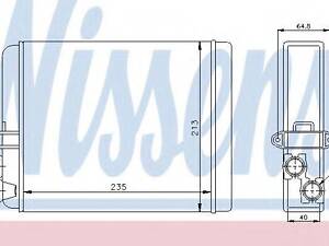 Радіатор опалення NISSENS 73641 на VOLVO S80 I седан (TS, XY)