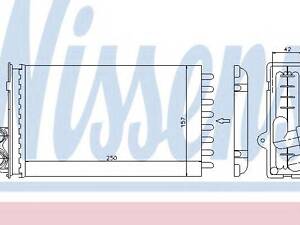 Радиатор отопителя салона First Fit NISSENS 72935 на PEUGEOT 405 (15B)