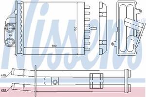 Радіатор опалювача салону First Fit