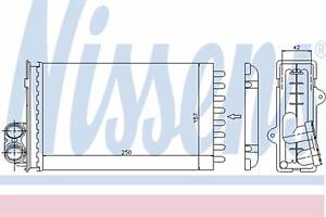Радіатор опалювача салону First Fit