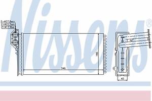 Радіатор опалювача салону First Fit