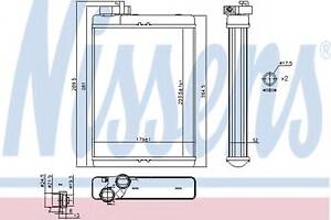 Радіатор опалювача салону First Fit