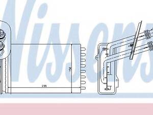 Радіатор опалювача салону NISSENS 73850 на VW POLO седан (6KV2)