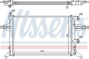 Радиатор OPEL ASTRA G (T98) / OPEL ASTRA G CLASSIC Caravan (F35) 1998-2009 г.