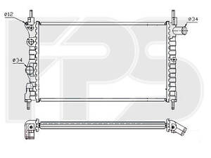 Радиатор Opel Kadett (90-)