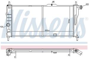 Радиатор OPEL KADETT E (T85) / OPEL KADETT E Combo (T85) 1984-1994 г.