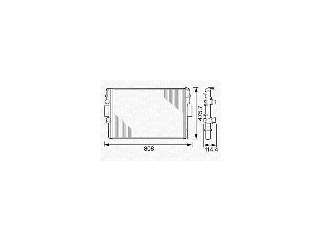 Радиатор основной 3.0MJET 16V,2.3HDI 16V 350213120900 IVECO Daily E5 11-14, Daily E4 06-11