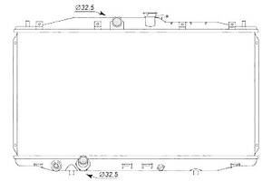 Радиатор основной на Accord