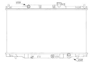 Радиатор основной на CR-V