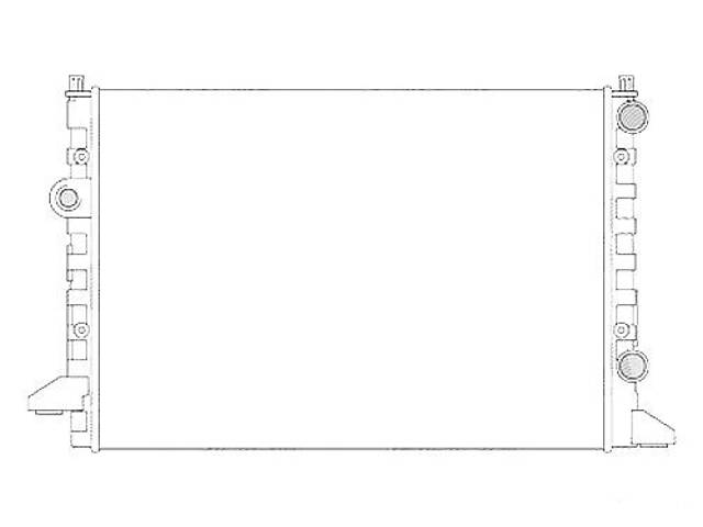 Радиатор основной на Passat B4