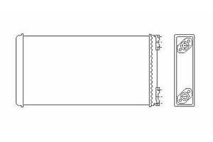 Радиатор отопителя 53 544