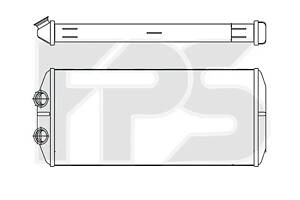 Радиатор отопителя Citroen Berlingo, Peugeot Partner (08-15) (FPS)