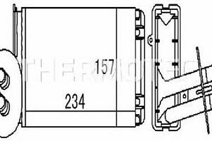 Радиатор отопителя D6W007TT