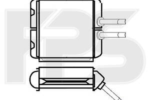 Радиатор отопителя Daewoo Lanos (97-)