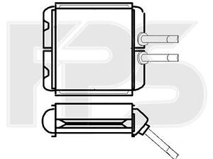 Радиатор отопителя Daewoo Lanos (97-)