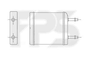 Радиатор отопителя Daewoo Matiz 2001- (M150) (FPS)