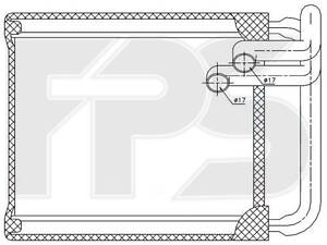 Радіатор отопітеля Hyundai i30  