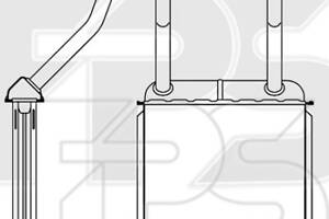 Радиатор отопителя Opel Astra F