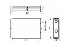 Радіатор обігрівача салону 53233