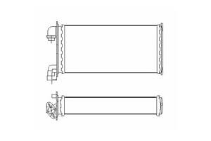 Радиатор отопителя салона 53543