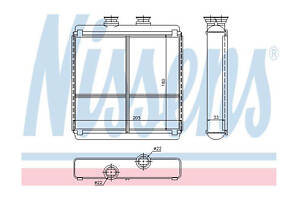 Радіатор обігрівача салону 72042
