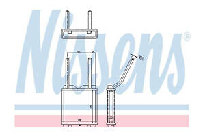 Радиатор отопителя салона 726531
