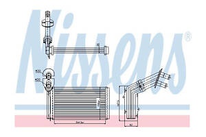 Радіатор обігрівача салону 73973