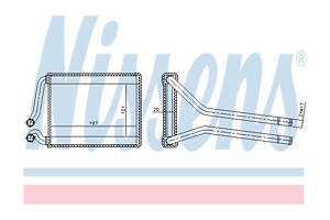 Радіатор обігрівача салону 77537
