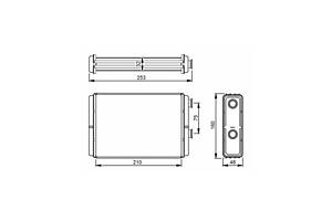 Радиатор отопителя салона