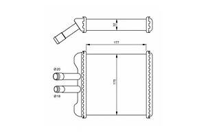 Радиатор отопителя салона