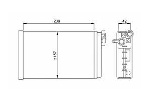 Радиатор отопителя салона