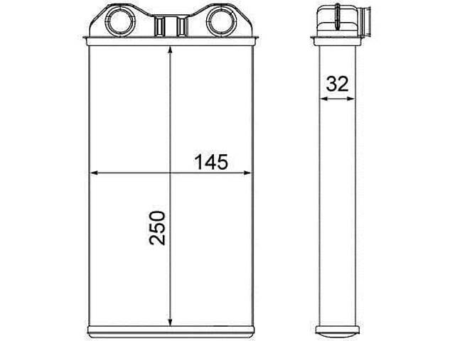 Радиатор отопителя