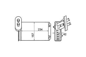 Радиатор отопителя