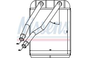 Радиатор отопления AUDI Q7 (4LB) / VW TOUAREG (7P5, 7P6) 2002-2022 г.